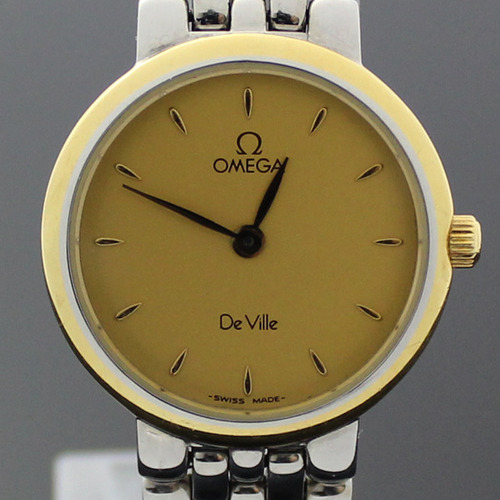 [OMEGA] 드빌 쿼츠 스틸 여성용 시계