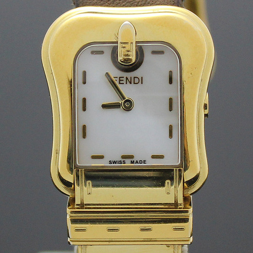 [FENDI] F384242 3800L 셀러리아 쿼츠 가죽 여성용 시계